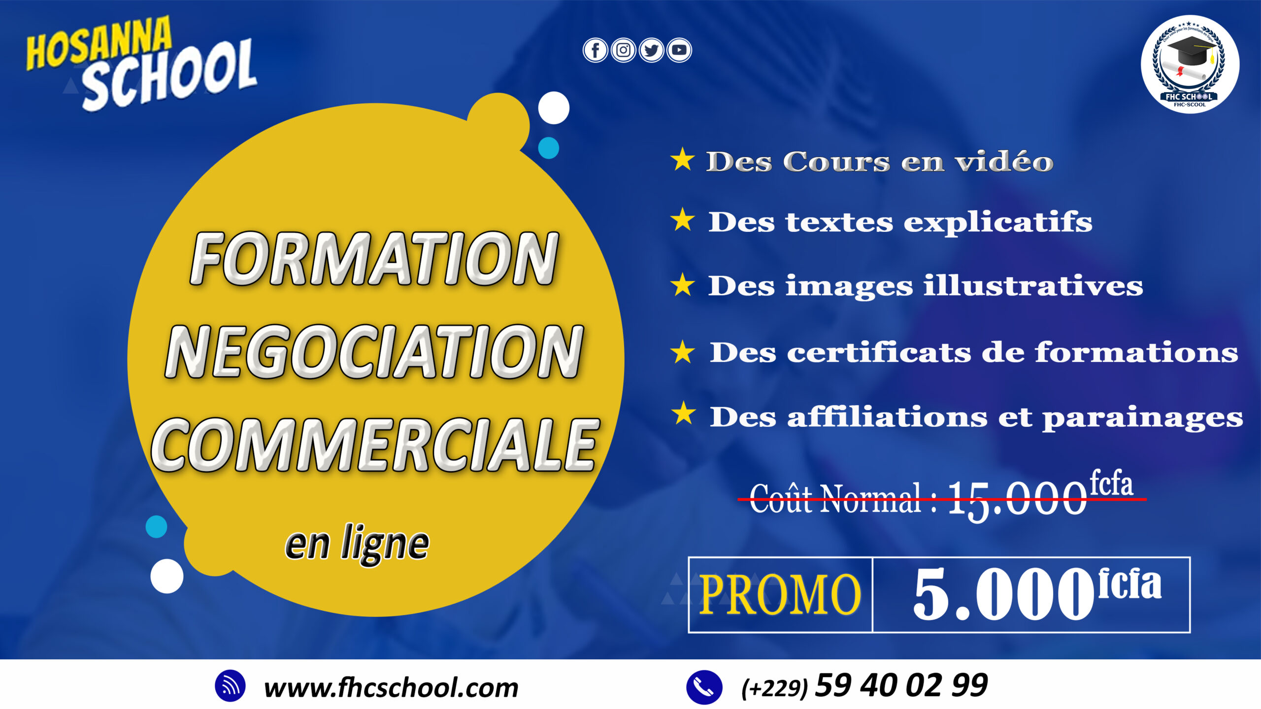 Cours de négociation commercial