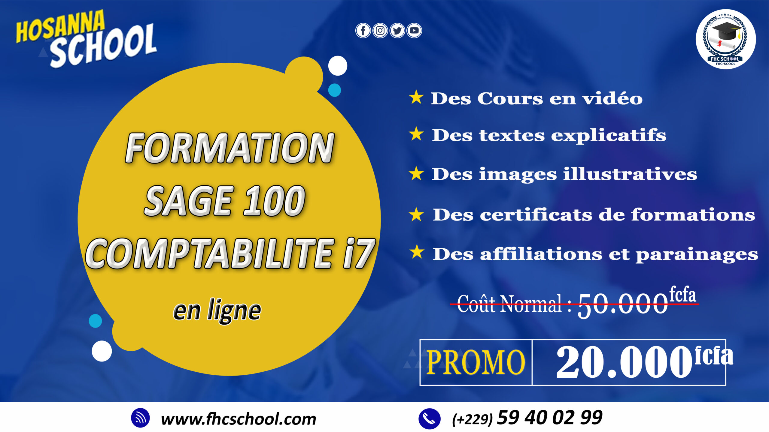 Cours sur le logiciel Sage 100 comptabilité i7