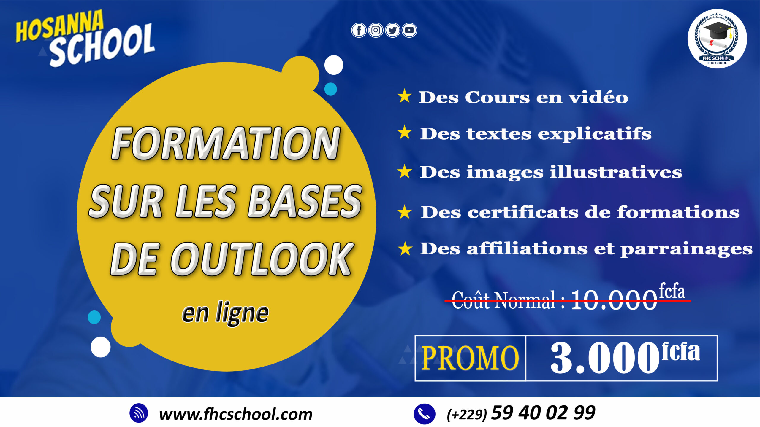 LES FONCTIONS DE BASE DE OUTLOOK